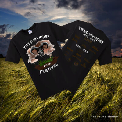 Field Invasion Festival 2025 - T-Shirt Unisex – Bild 2